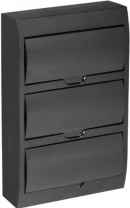 MKP13-N-36-41-K02 Корпус пластиковый навесной ЩРН-П-36 IP41 черная дверь черный IEK