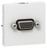 LEGRAND 078765 Модуль розетки SUB D, RS-232, под винт, Mosaic