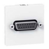 LEGRAND 078766 Модуль розетки SUB D15, пайка, Mosaic