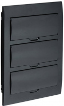 MKP13-V-36-41-K02 Корпус пластиковый встраиваемый ЩРВ-П-36 IP41 черная дверь черный IEK