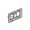 LEGRAND 080258 Суппорт для механизмов с подсветкой, горизонтальный, 4М, Mosaic
