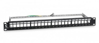 PLB-24-SH Патч-панель 19", 24 порта, 1U, для экранированных модулей