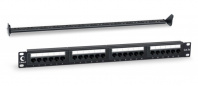 PL2-24-Cat.6-Dual Патч-панель 19" (1U), 24 порта RJ-45, категория 6