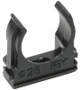 CTA10D-CF25-K02-010 Держатель с защёлкой CF25 черный IEK(уп 10шт)
