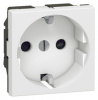 LEGRAND 077210 Модуль розетки 2К+3, немецкий стандарт (Schuko), с винтовыми зажимами, белый, Mosaic