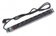 PDU-8P-2EU Блок евророзеток для 19" шкафов PDU-8P-2EU Блок евророзеток для 19" шкафов