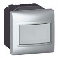 LEGRAND 079251 Датчик движения, 2М, 1000 Вт, с нейтралью, алюминиевый, Mosaic