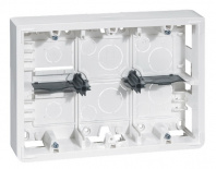 LEGRAND 080276 Коробка для накладного монтажа, 2Х6/8М, высота 50 мм, Mosaic