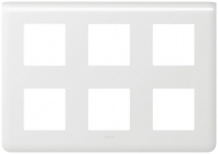 LEGRAND 078832 Декоративная рамка M45, 2Х3Х2М, белая, Mosaic LEGRAND 078832 Декоративная рамка M45, 2Х3Х2М, белая, Mosaic