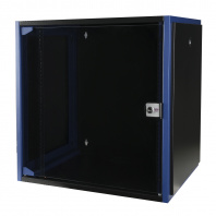 DR-610311 Шкаф телекоммуникационный настенный Datarex, 19" 15U 600х450 мм чёрный