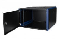 DR-610221 Шкаф телекоммуникационный настенный Datarex, 19" 12U 600х600 мм чёрный